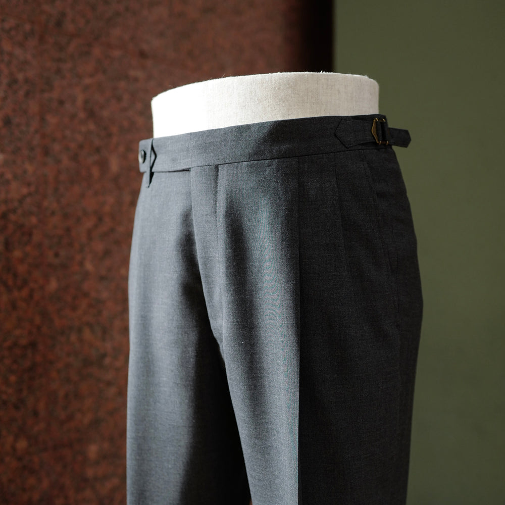 Grey Summer Wool Trousers
