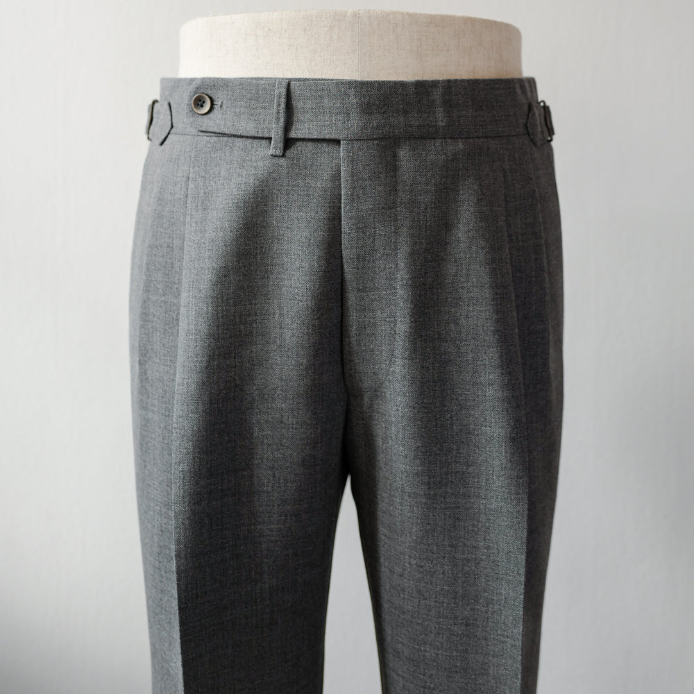 Grey 3-ply Fresco Trousers (New Classic)