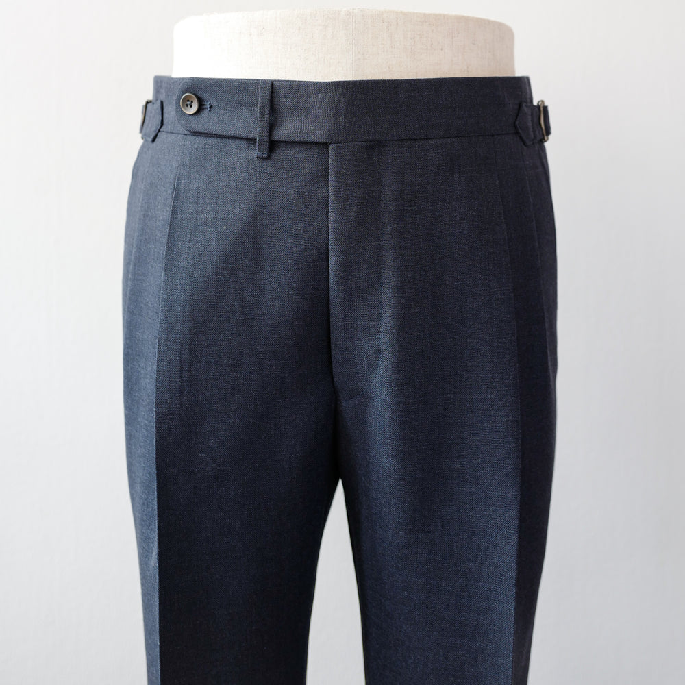 Navy 3-ply Fresco Trousers (New Classic)