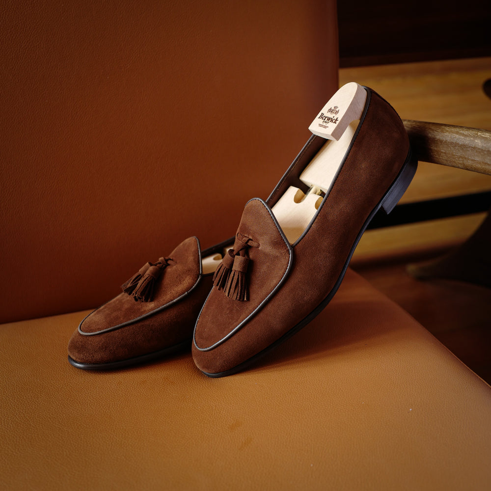4951 Tassel Loafers in Brown Superbuck