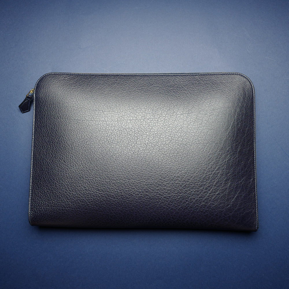 934 Document Case in Navy Buffalo