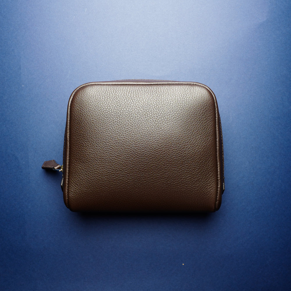 951 Pouch in Dark Brown Calf