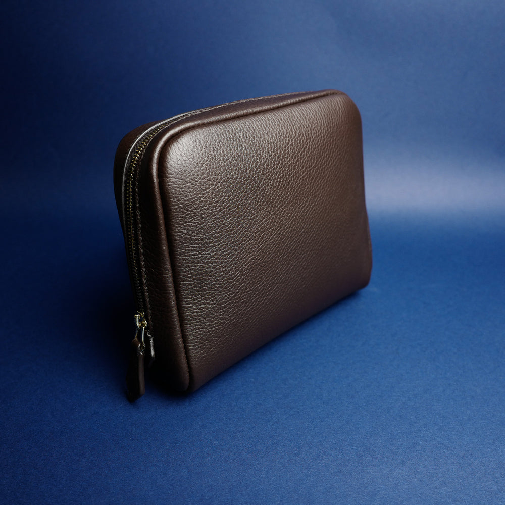 951 Pouch in Dark Brown Calf