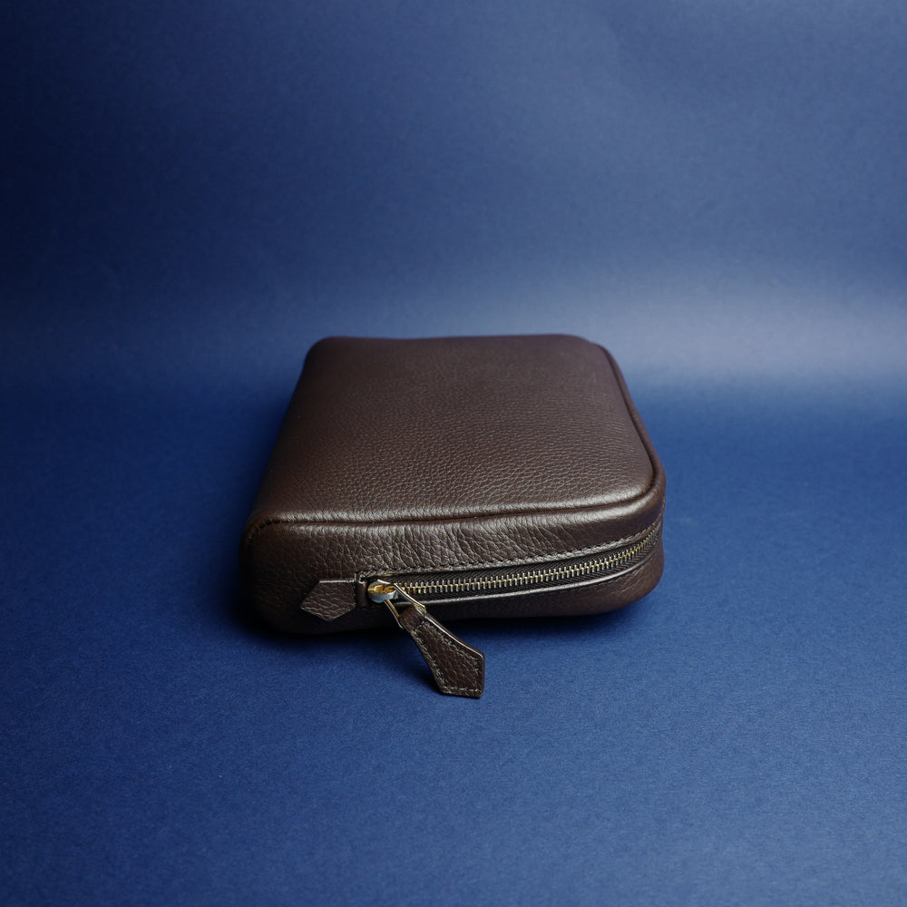 951 Pouch in Dark Brown Calf