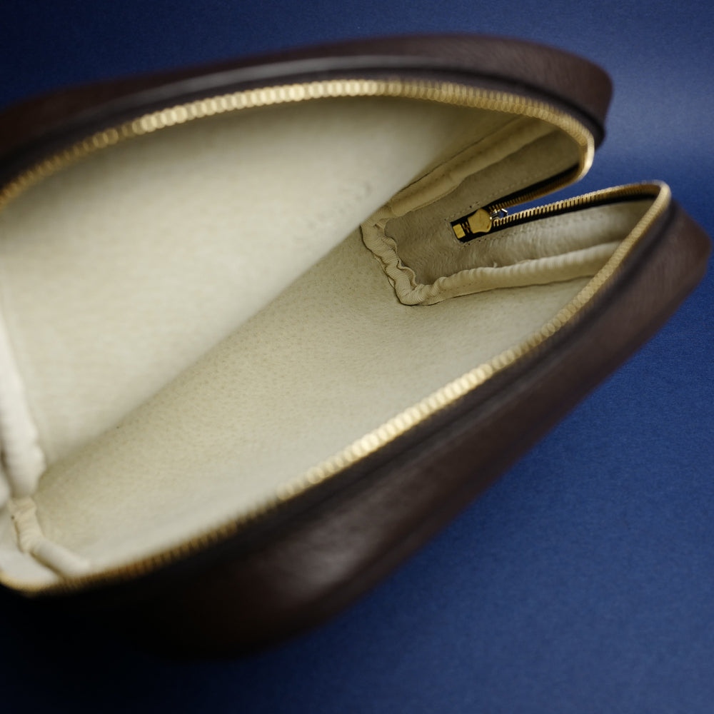 951 Pouch in Dark Brown Calf