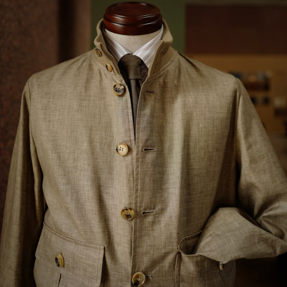 Valstarino Beige Wool/Silk/Linen A1 Jacket