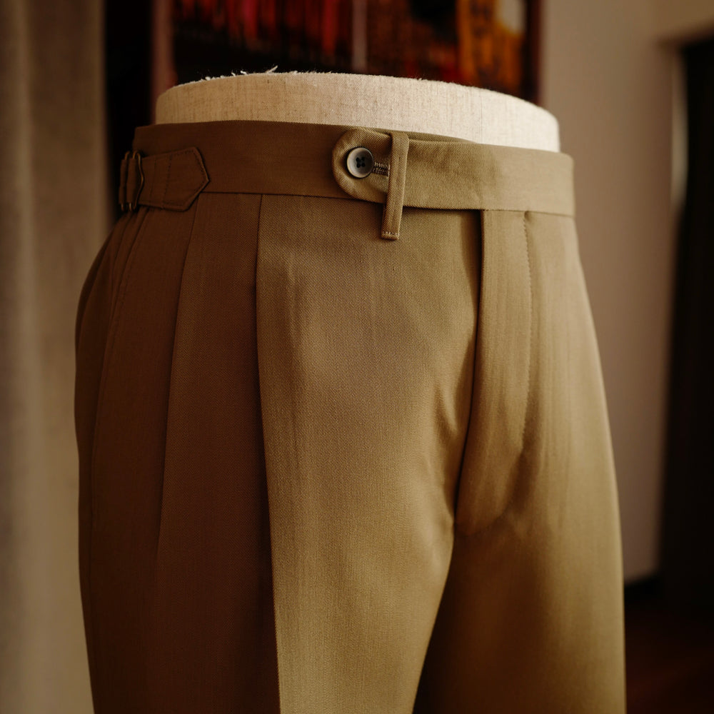 Brown Vintage Wool Trousers Mod.2
