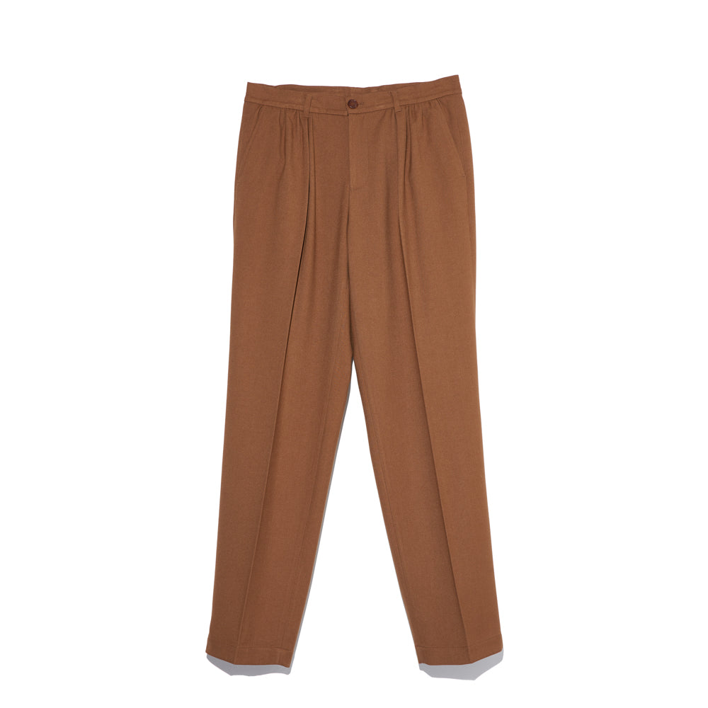 Shirring Trousers in Brown