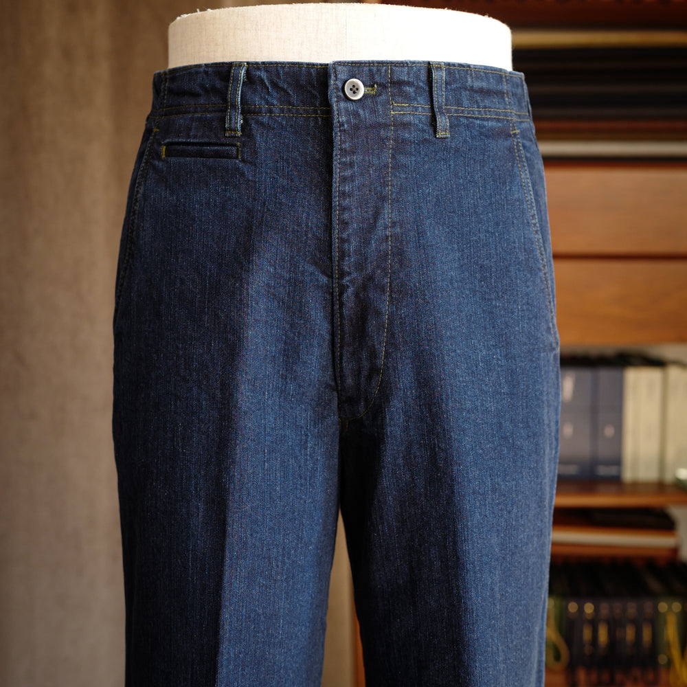 Dark Blue Denim Trousers
