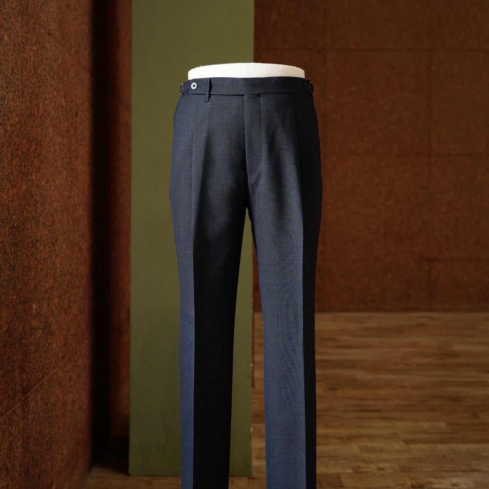 Navy 4-ply Fresco Trousers