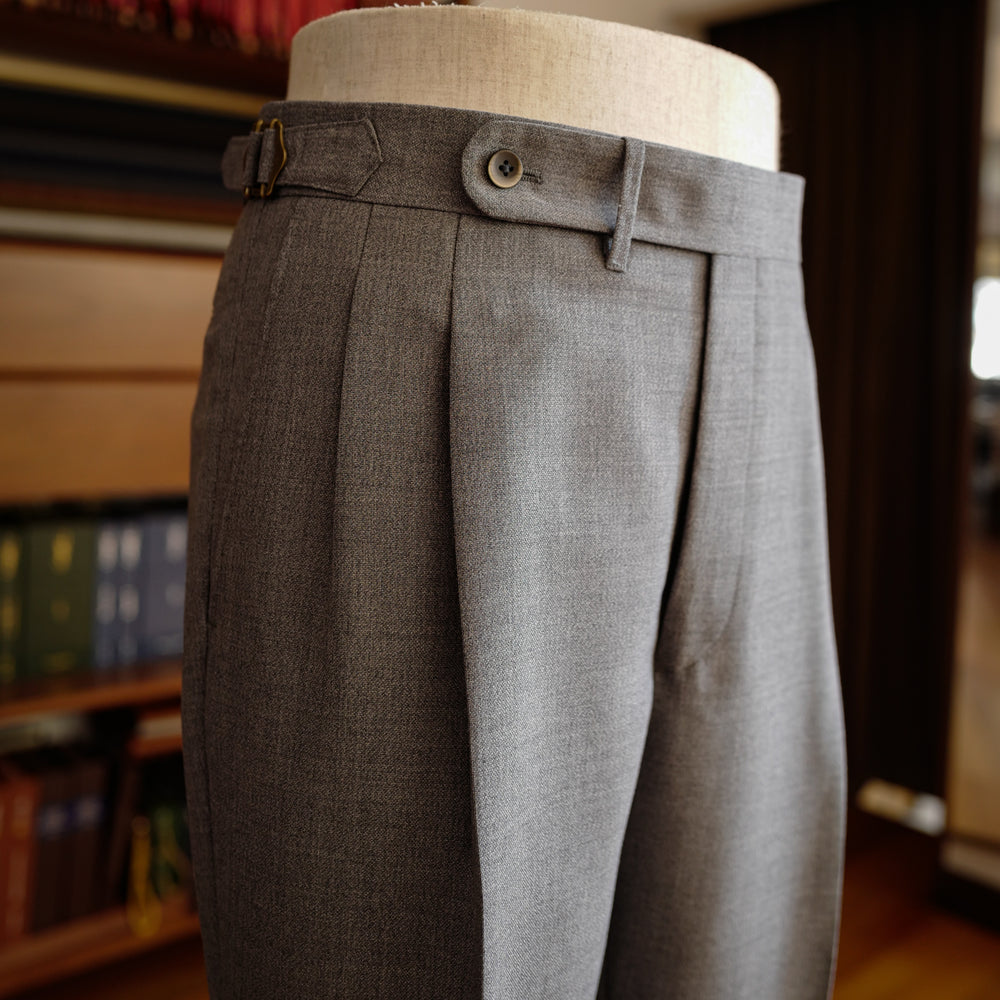 Light Grey Wool/Mohair Trousers (New Classic)