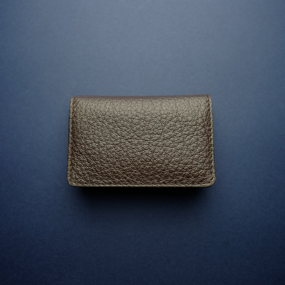 Dark Brown Buffalo Card Wallet