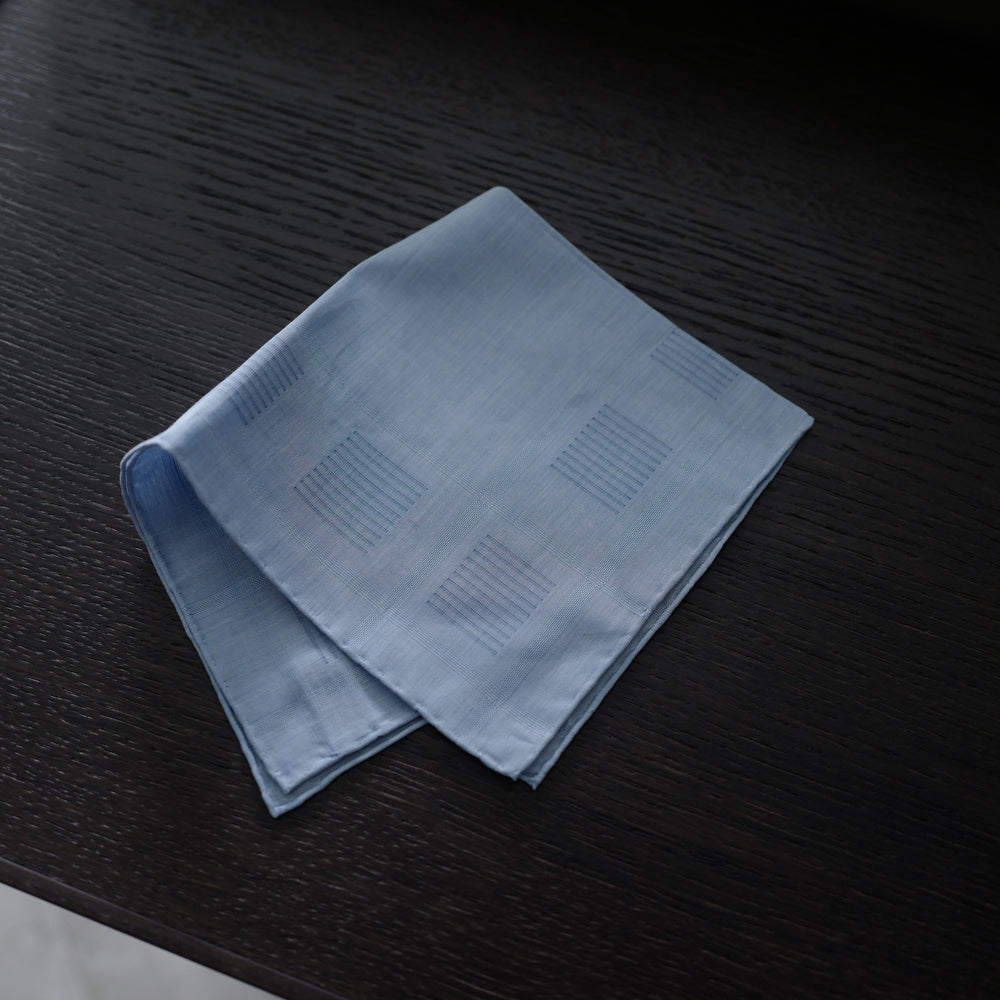 Heraclès Pocket Square in Sky Blue