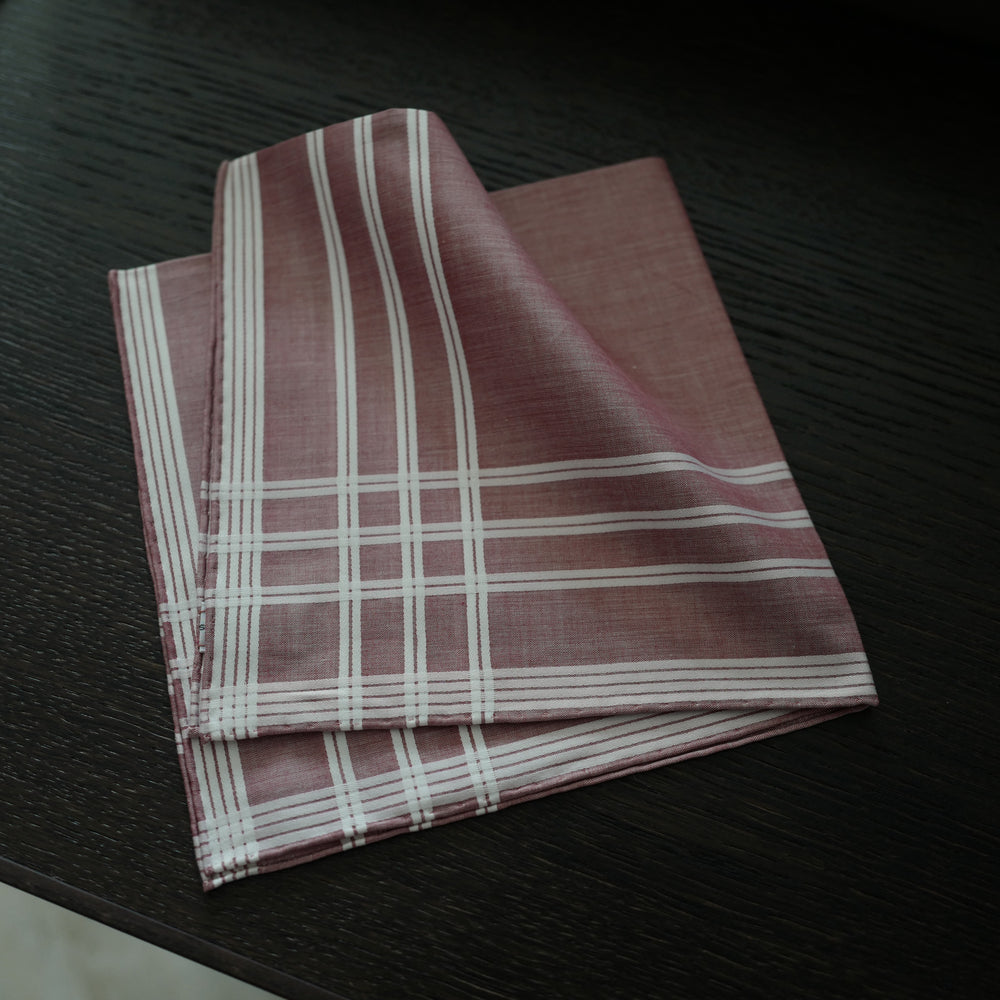 Rapsody Pocket Square in Burgundy