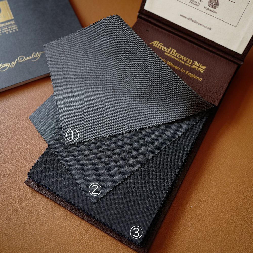MTO in Alfred Brown Sharkskin (I)