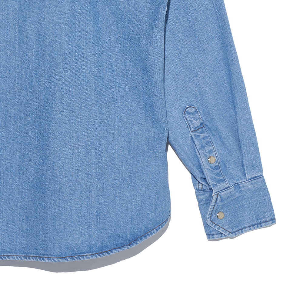 Denim Shirt in Light Blue