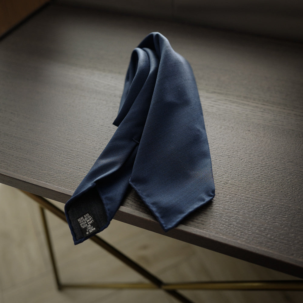 Navy Solaro Seven-Fold Tie