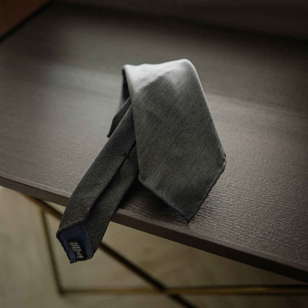 Grey Solaro Seven-Fold Tie