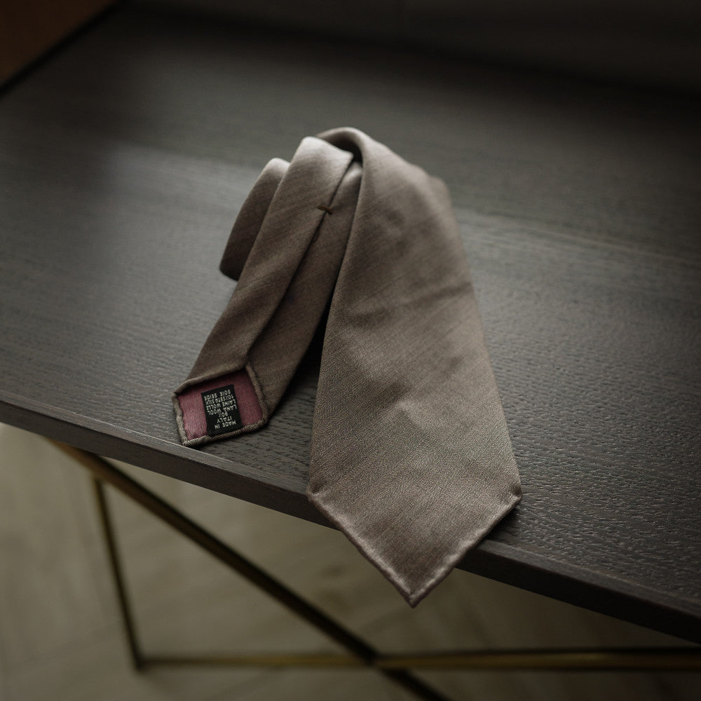 Brown Solaro Seven-Fold Tie