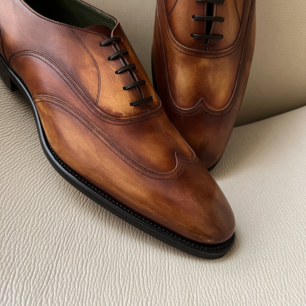 Borage in Antiqued Brown