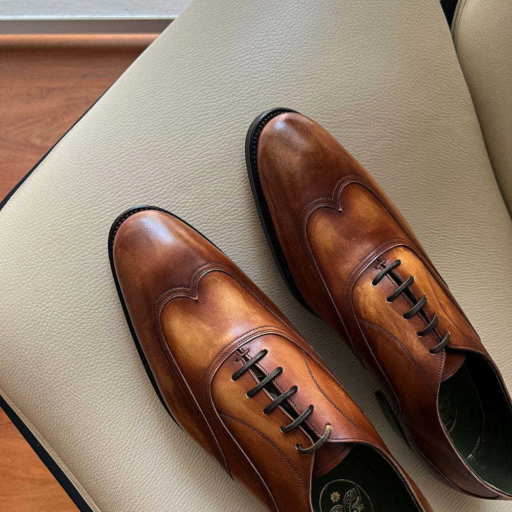 Borage in Antiqued Brown