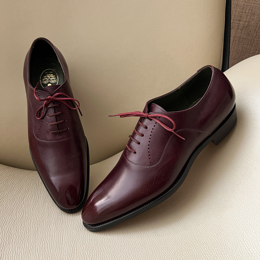 Hyssop in Burgundy French Calf