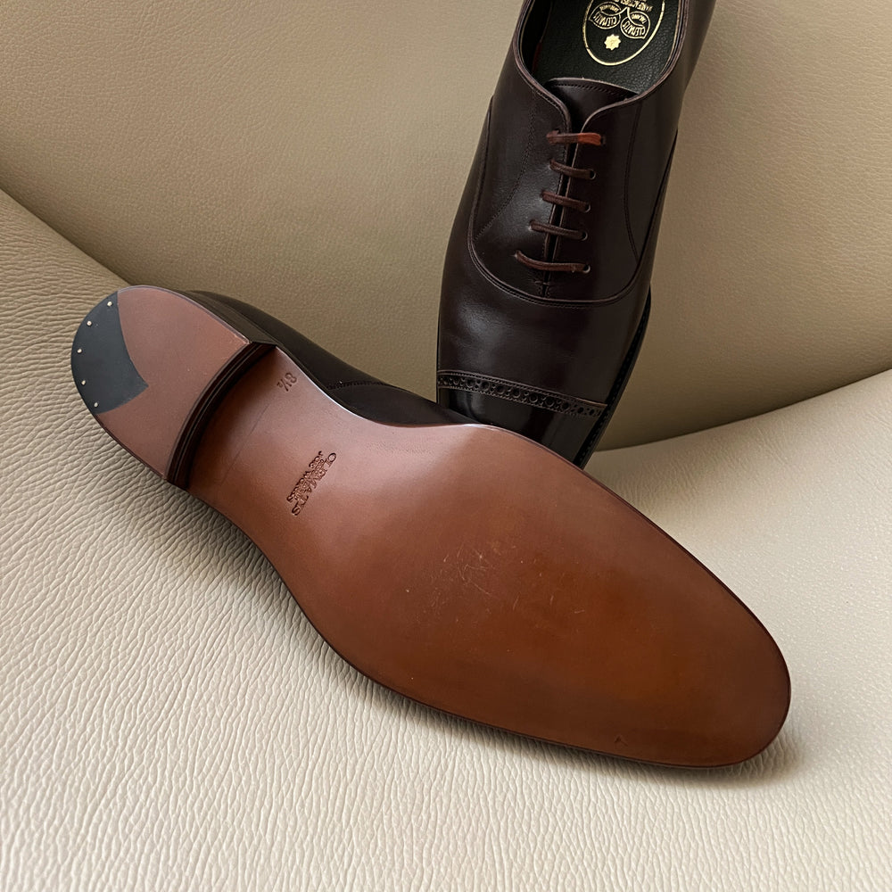 Santonia in Dark Brown French Calf