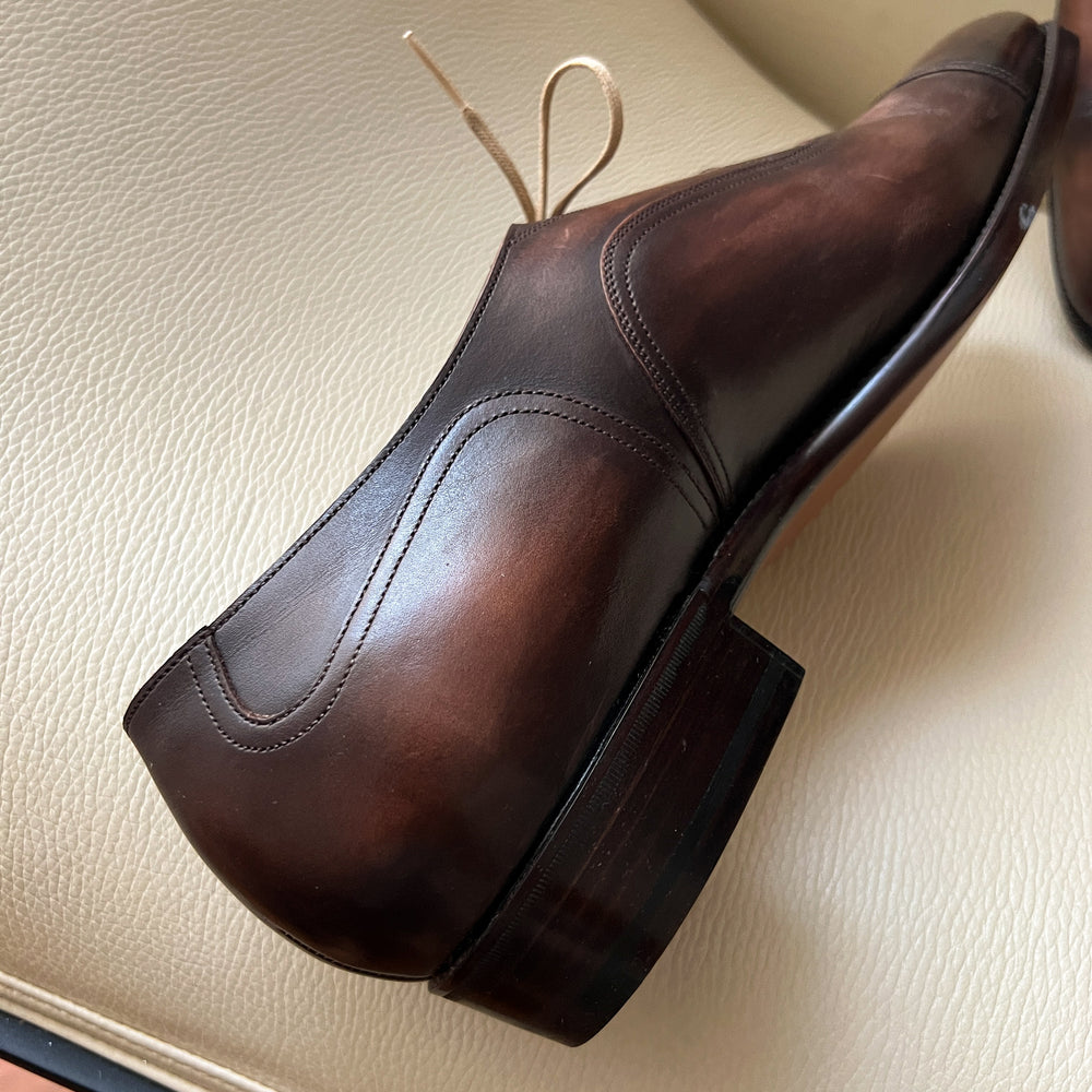 Teasel in Antiqued Dark Brown