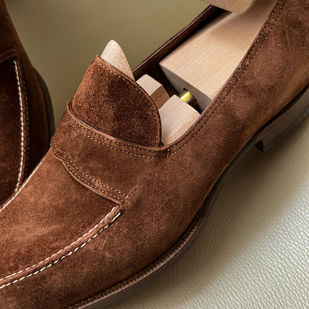 ZB040 in Brown Hunting Suede