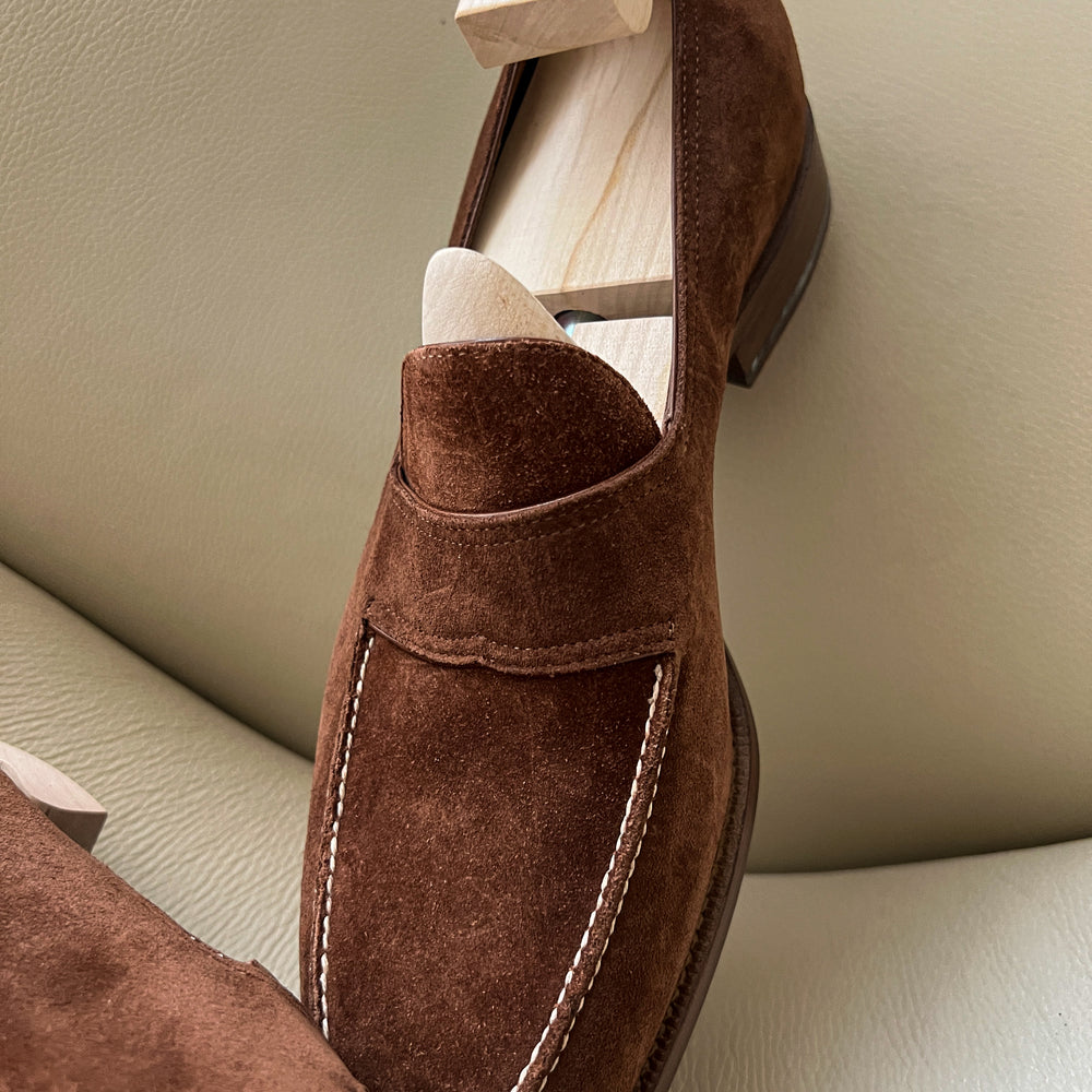 ZB040 in Brown Hunting Suede