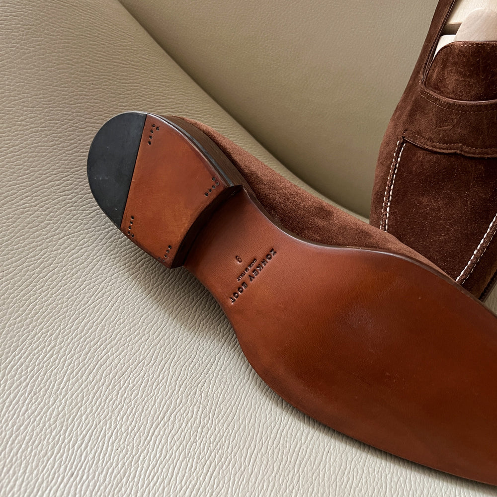 ZB040 in Brown Hunting Suede