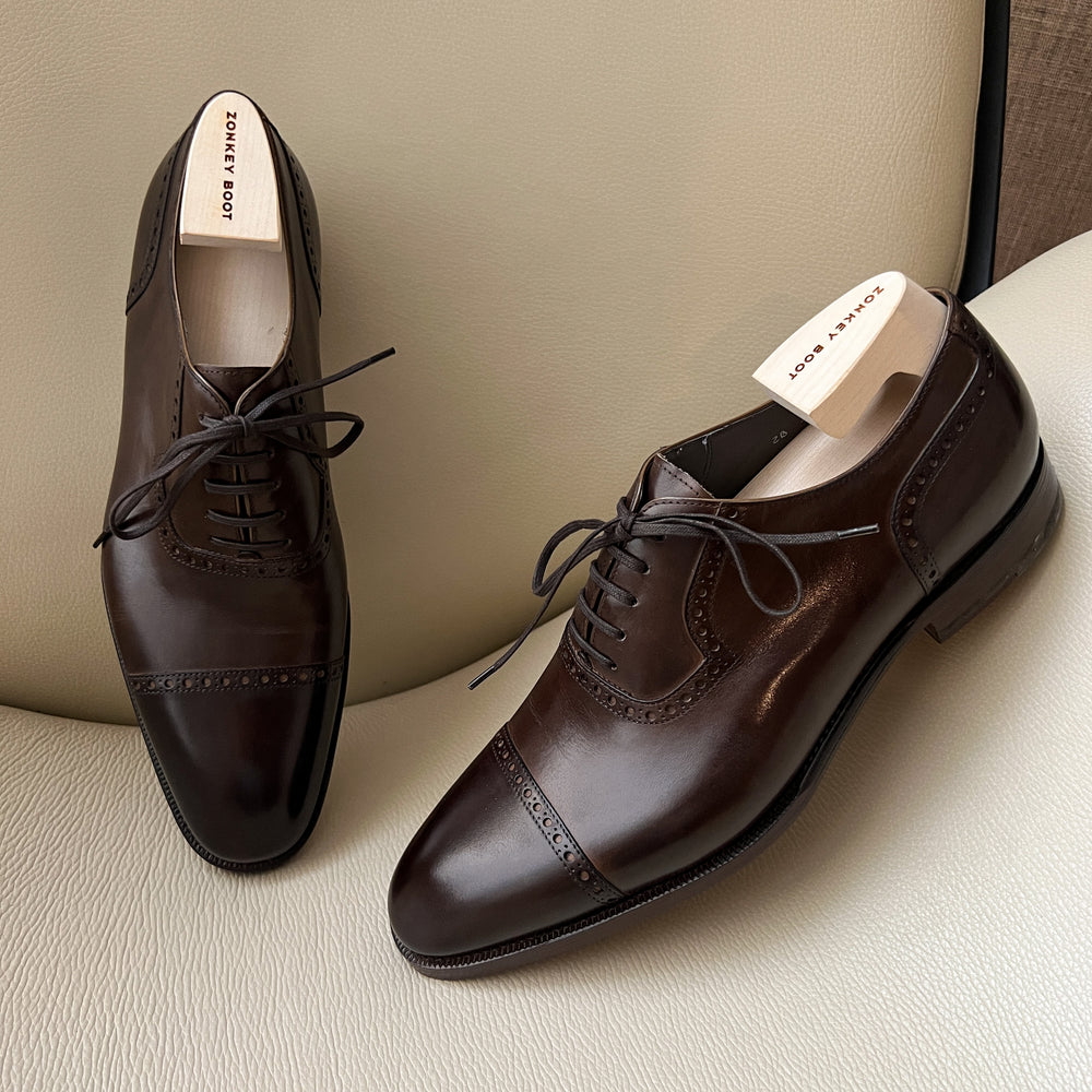 ZB140 in Dark Brown Bavarian Calf