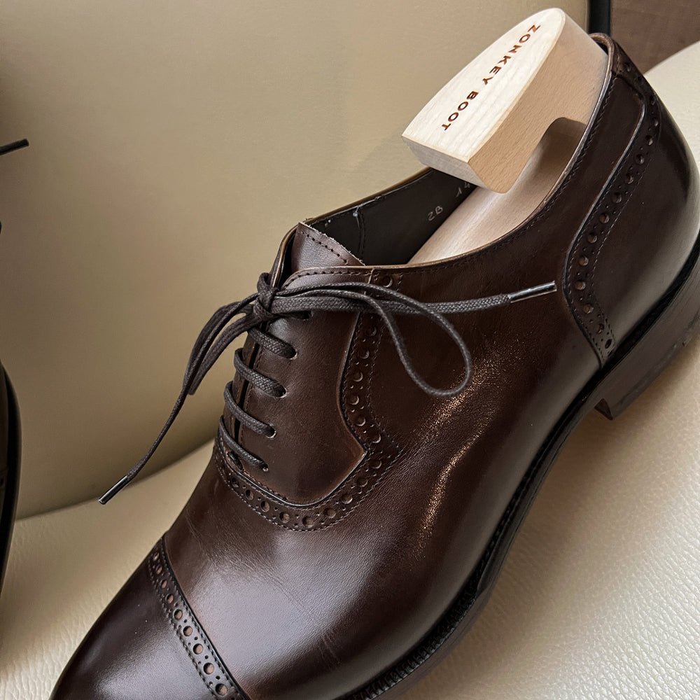 ZB140 in Dark Brown Bavarian Calf