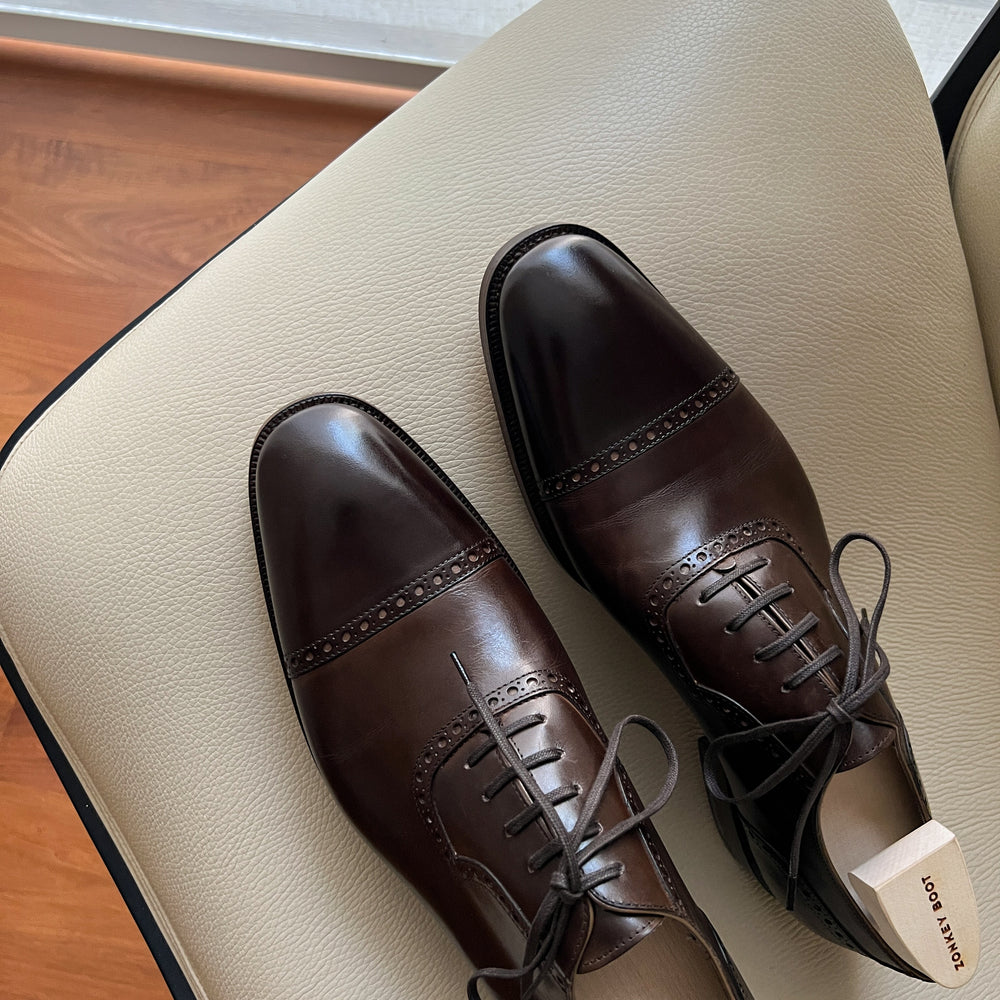 ZB140 in Dark Brown Bavarian Calf