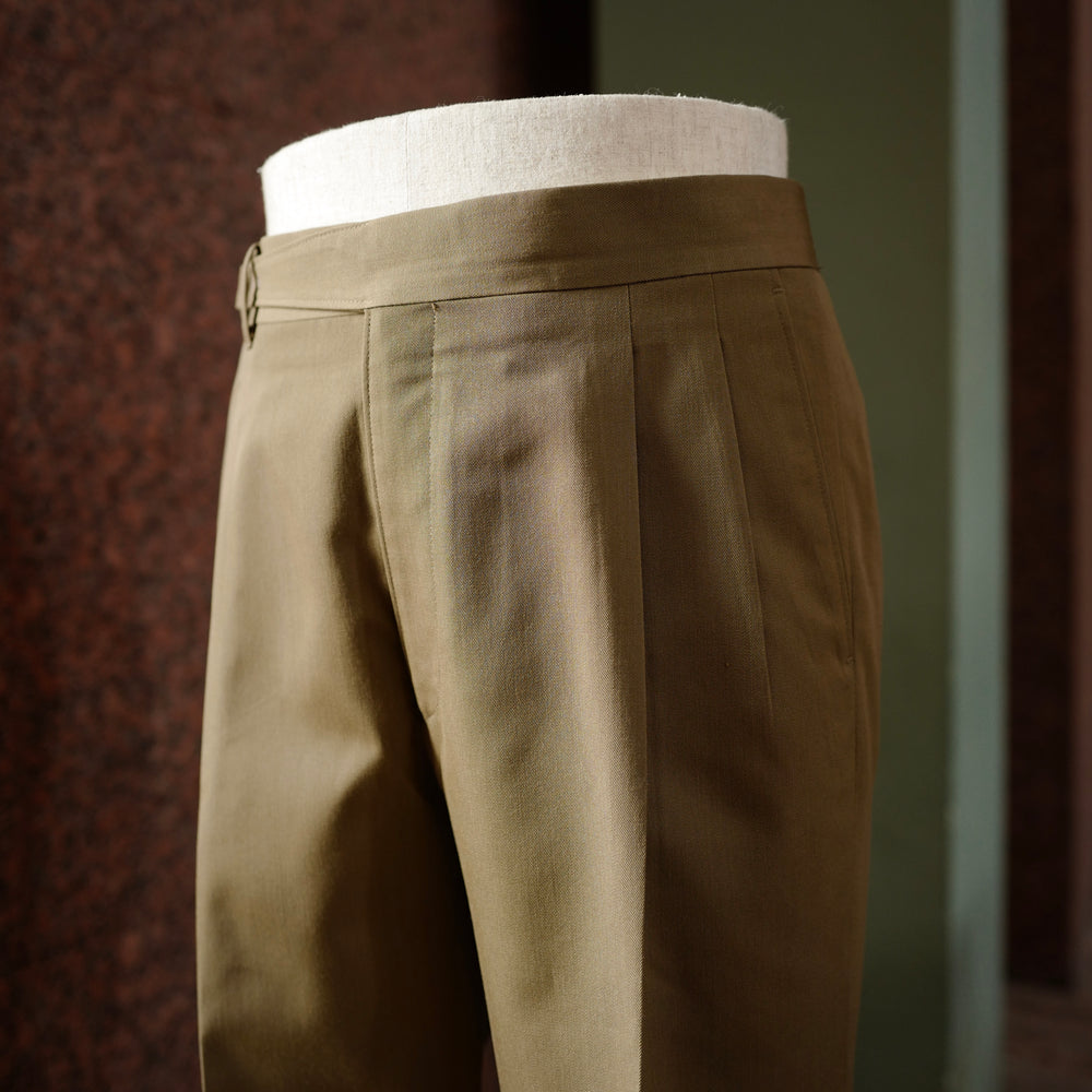Brown Vintage Wool Gurkha Trousers