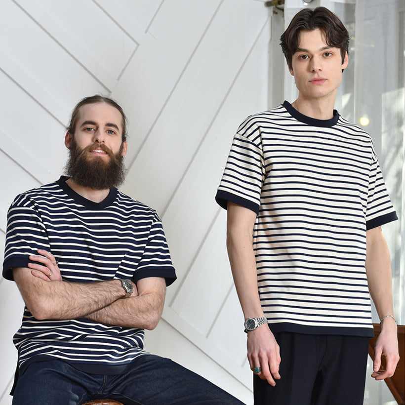 Marine T-shirt in White