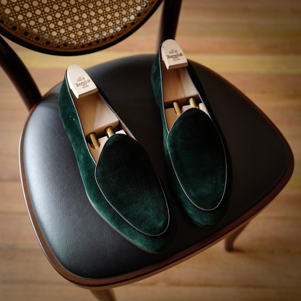 4950 Belgian Loafers in Night Green