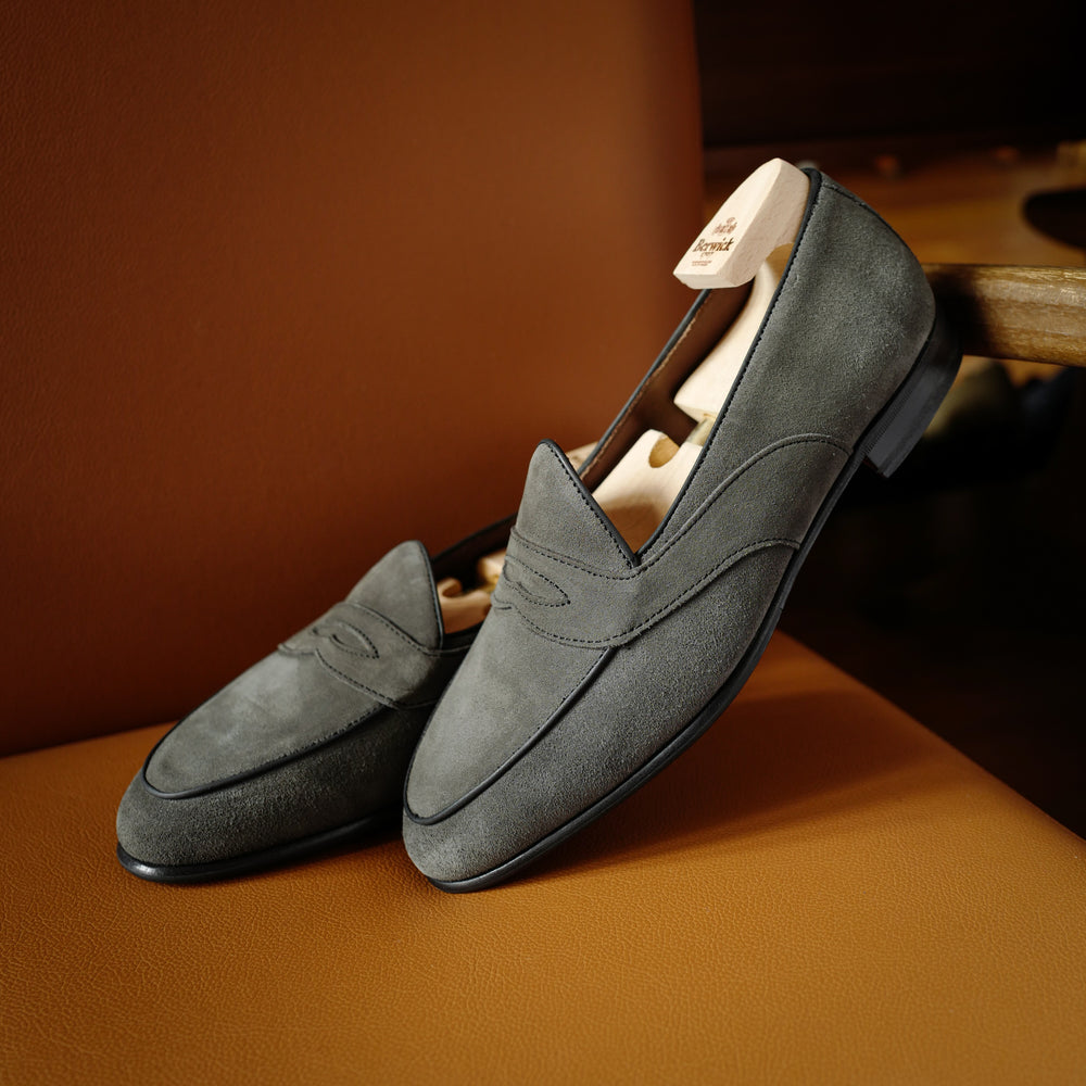 4952 Penny Loafers in Grey Superbuck