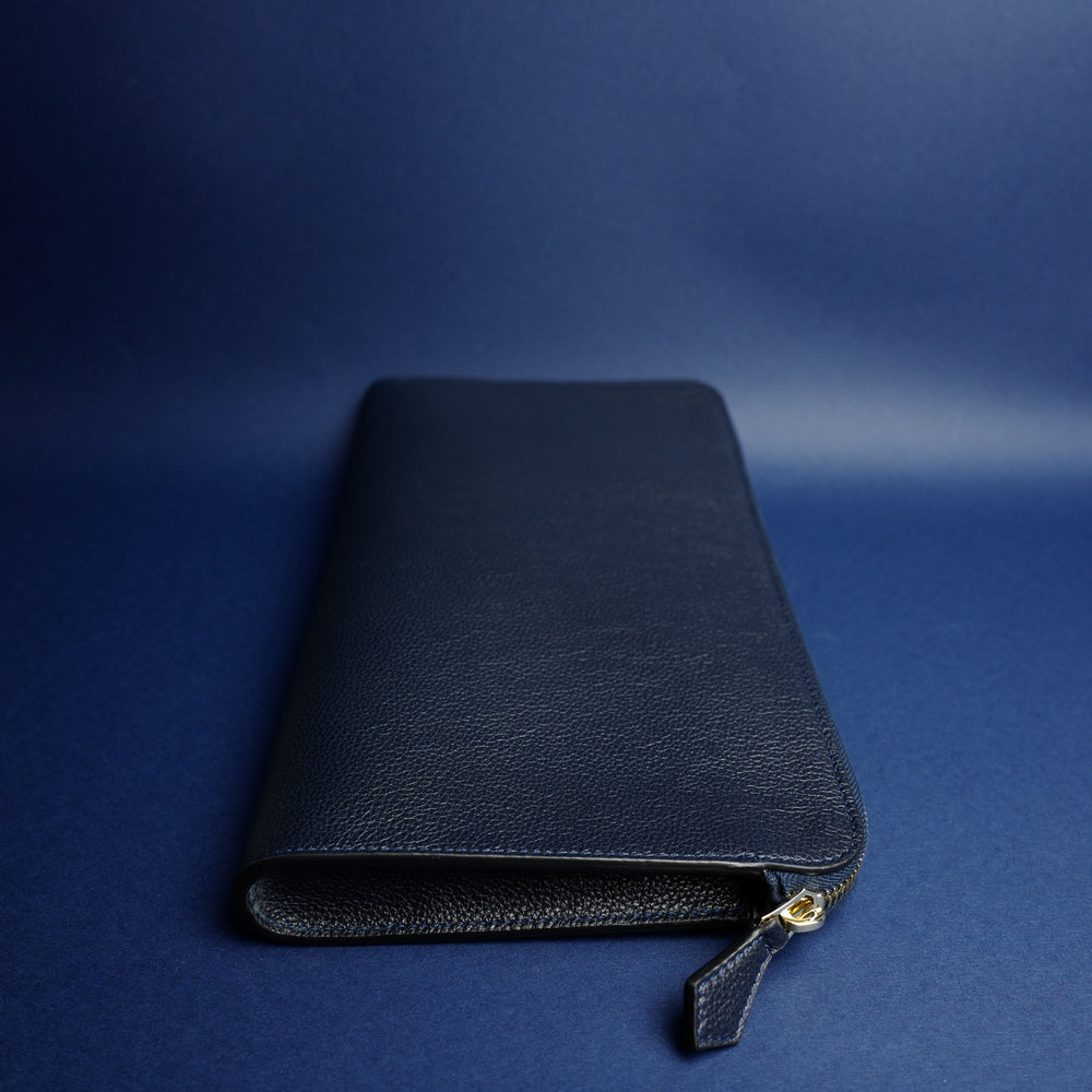 934B Small Document Case in Navy Calf