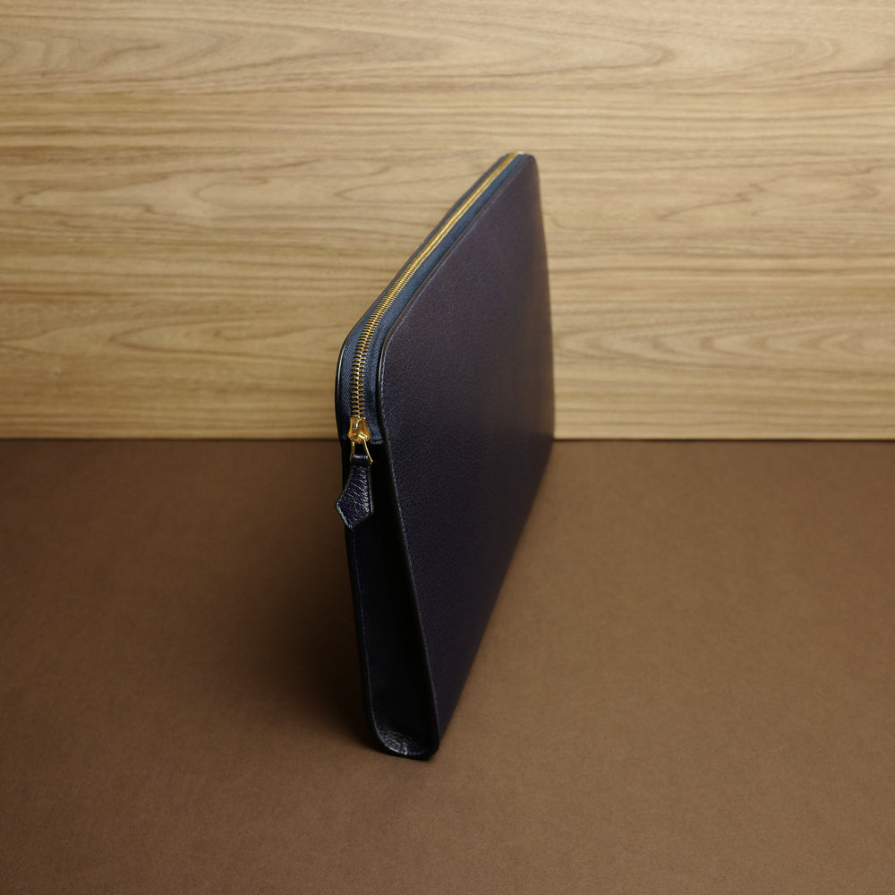 934 Document Case in Navy Buffalo