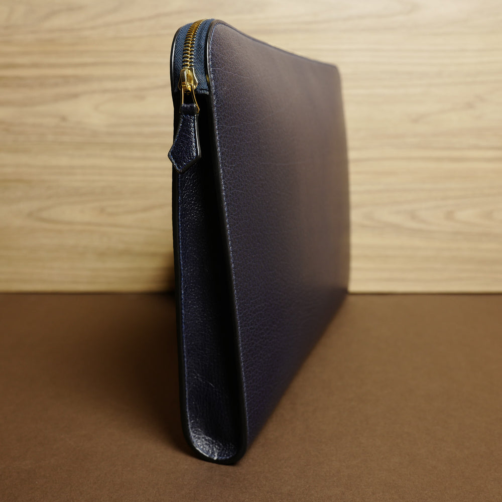 934 Document Case in Navy Buffalo