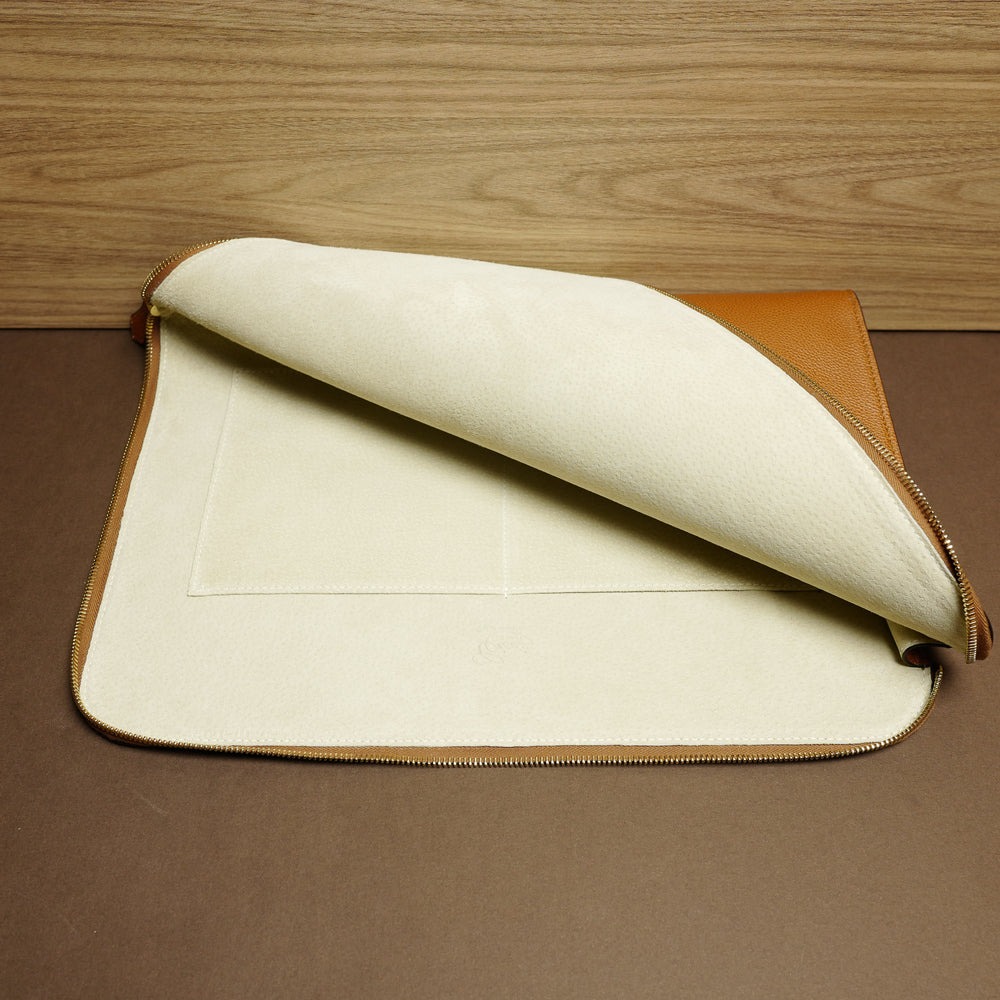 934 Document Case in Medium Brown Calf