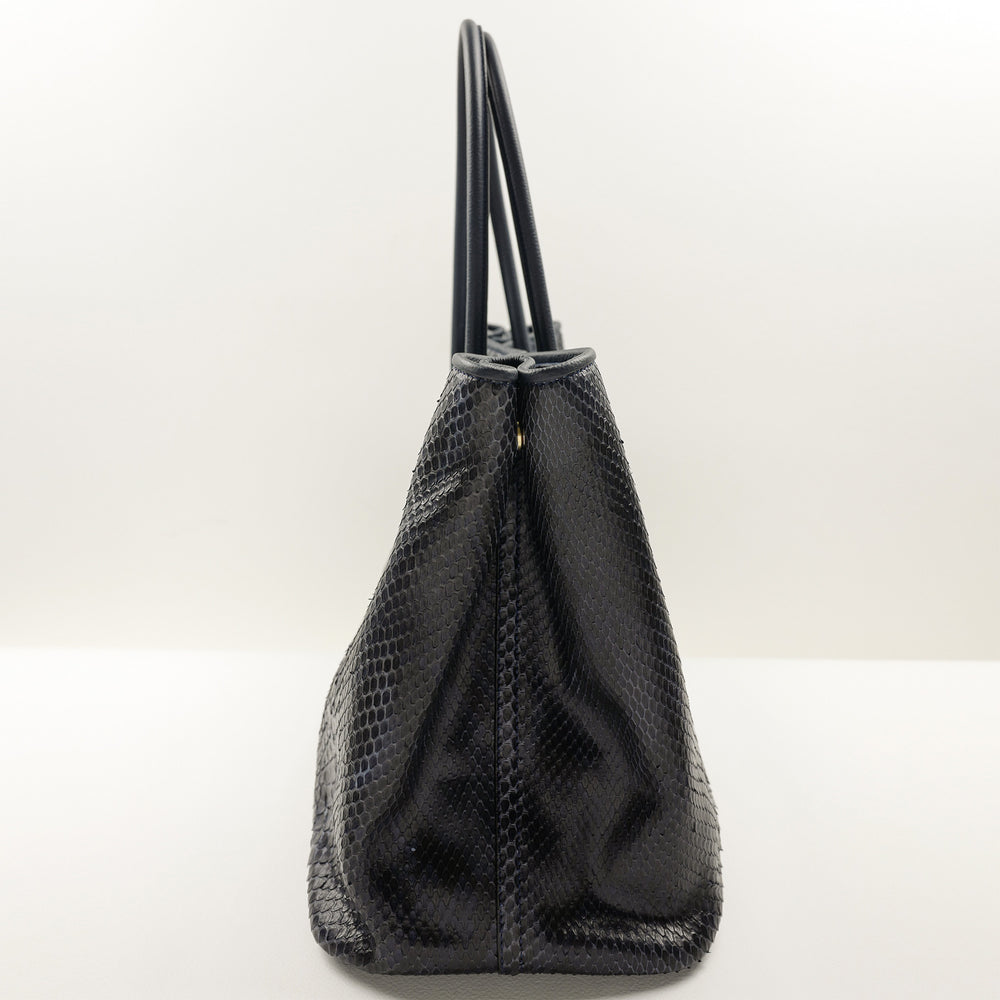 941 Classic Tote Bag in Navy Python