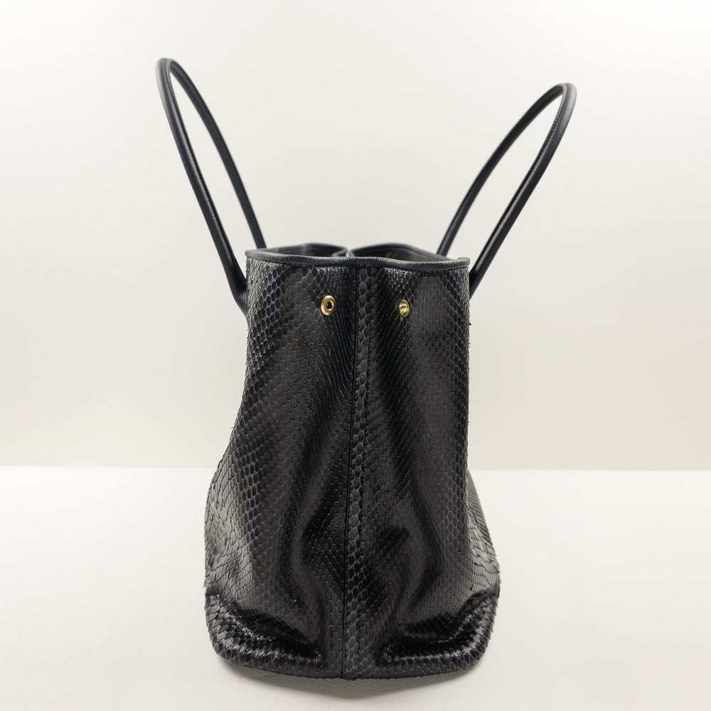 941 Classic Tote Bag in Navy Python