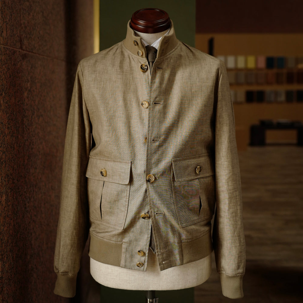 Valstarino Beige Wool/Silk/Linen A1 Jacket