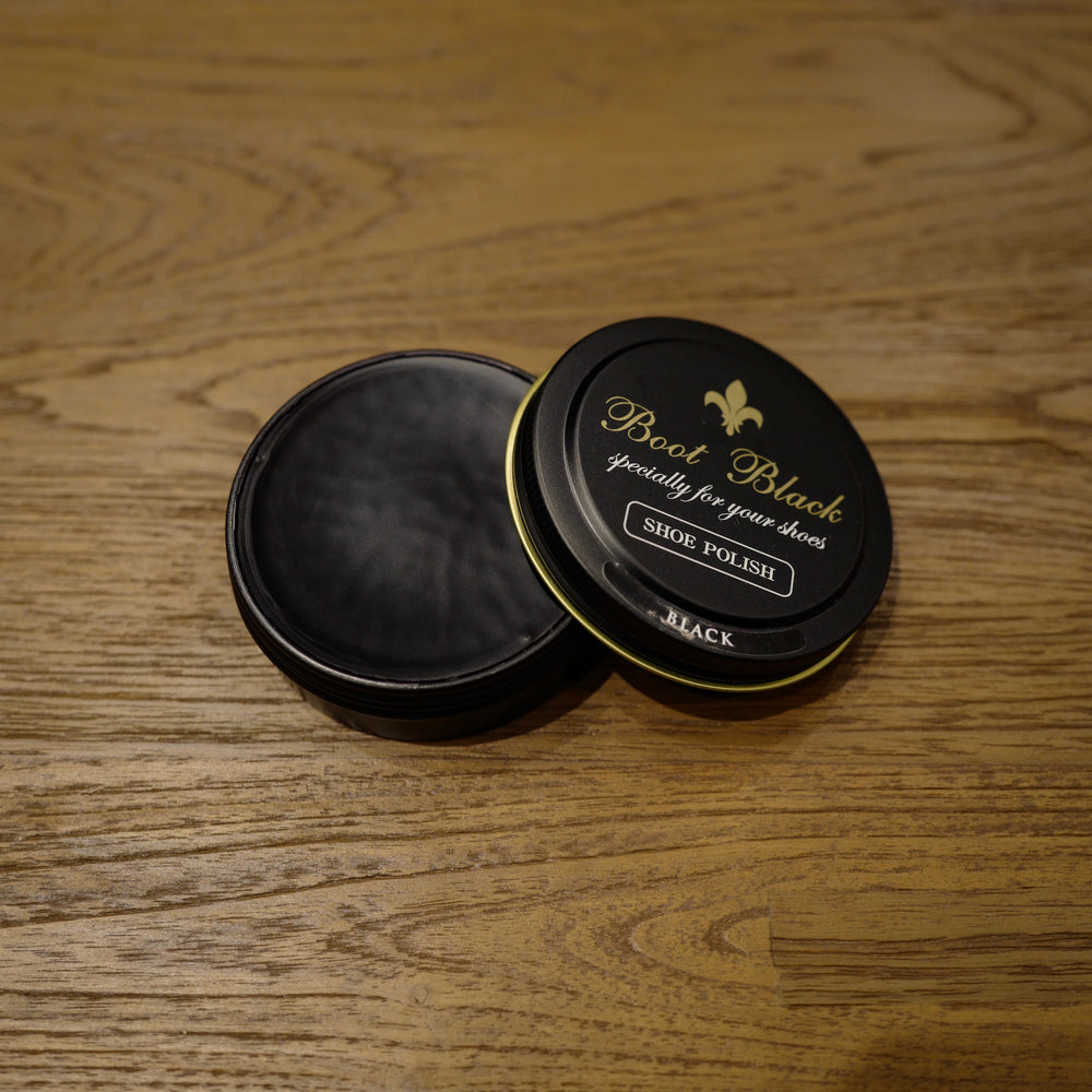 Black Shoe Polish Wax