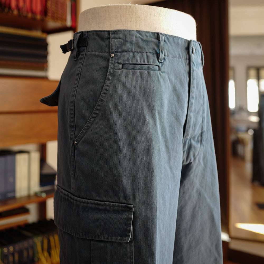 Blue Cargo Trousers