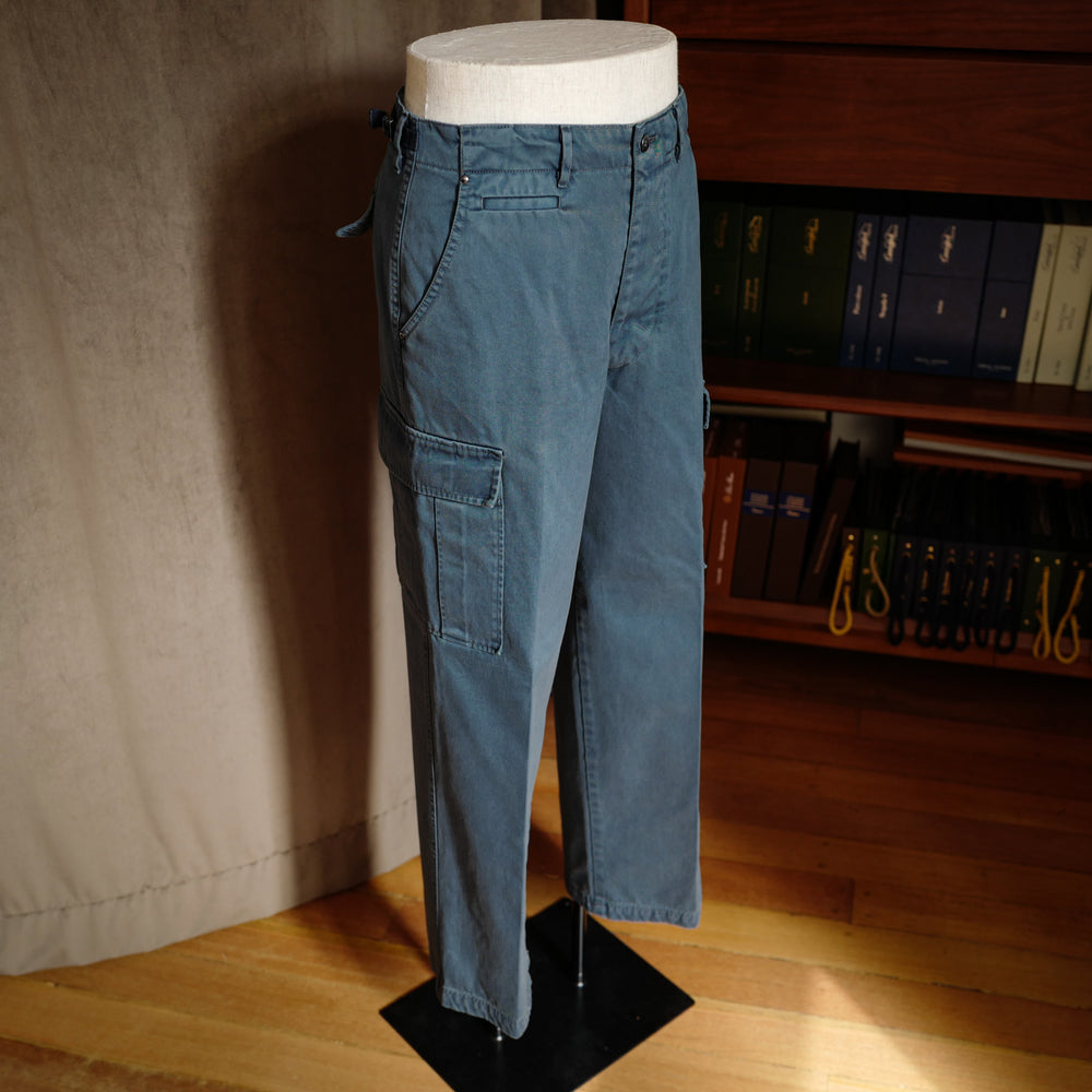 Blue Cargo Trousers