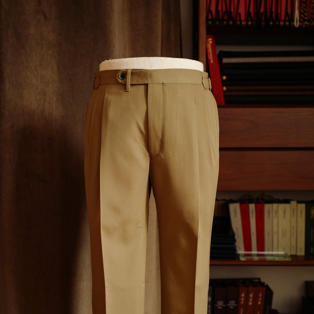 Brown Vintage Wool Trousers Mod.2