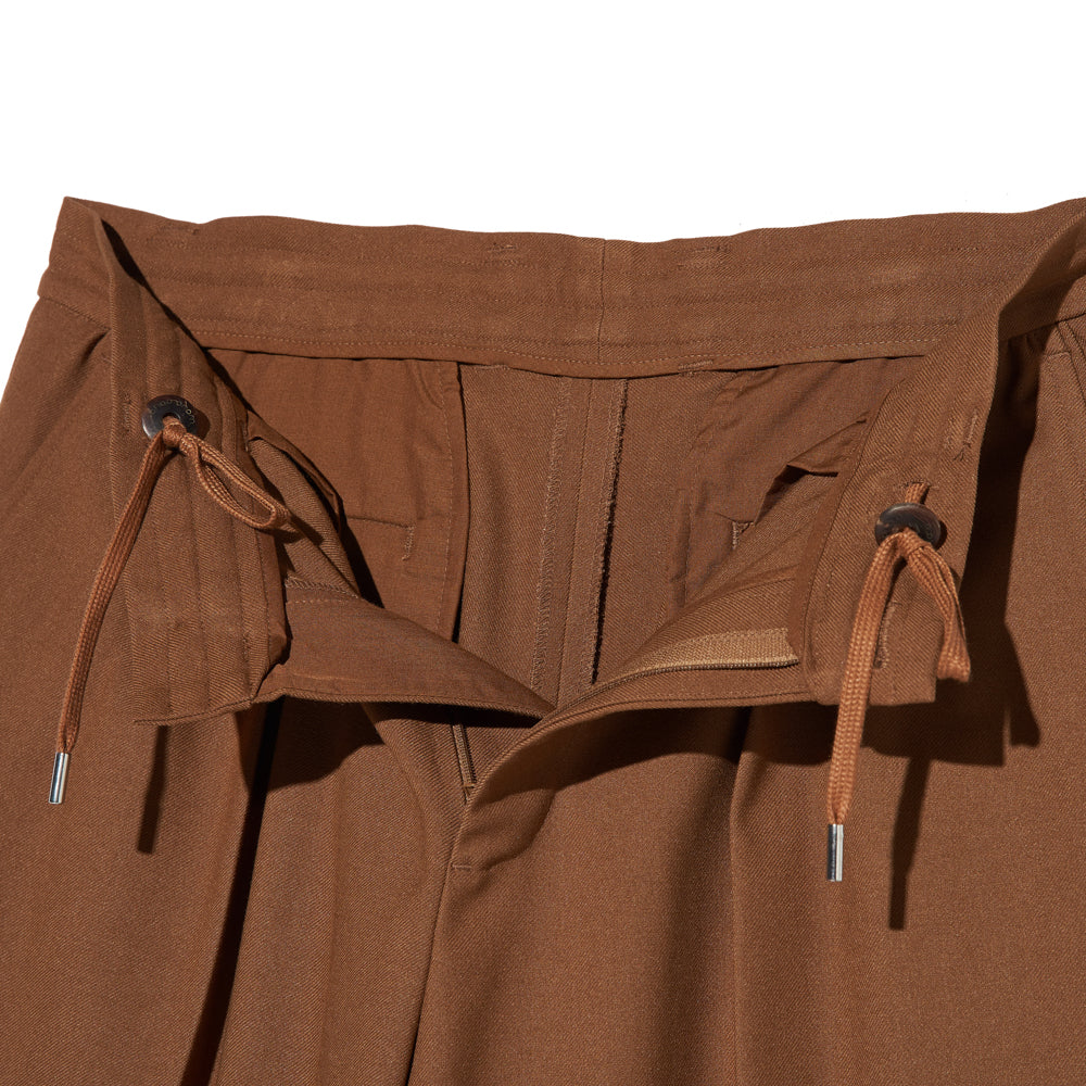 Shirring Trousers in Brown